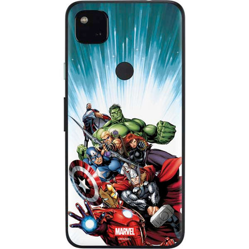 Marvel Avengers Team Google Pixel 4a Skin